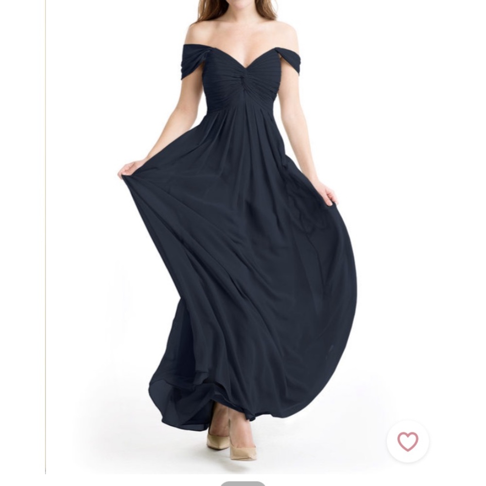 AZAZIE KAITLYNN long navy dress